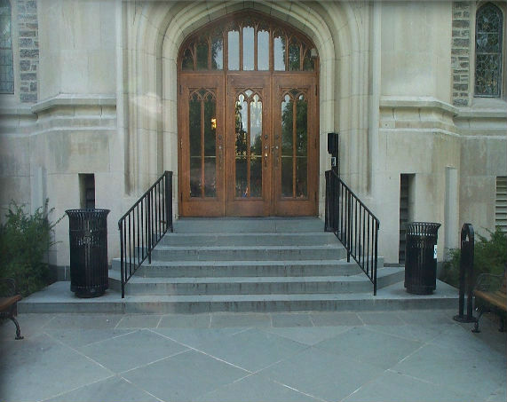 Blue Thermal Finish Paving and Blue Thermal Monolithic Steps